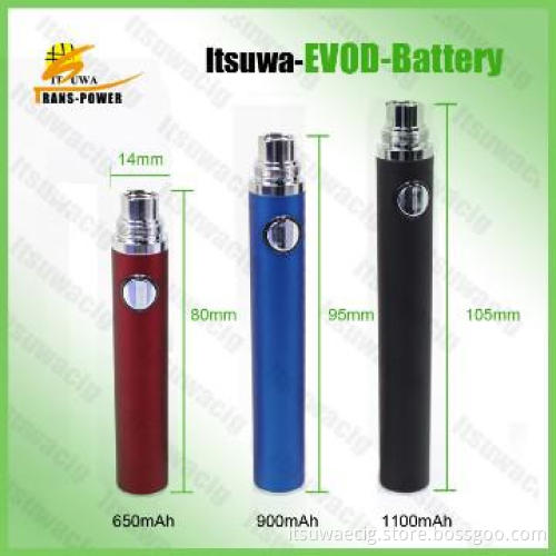 NEW Colorful electronic cigarette evod battery